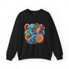Psychedelic Tentacle Citrus Crewneck Sweatshirt